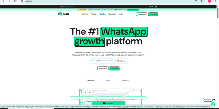 WATI Review and Pricing 2026