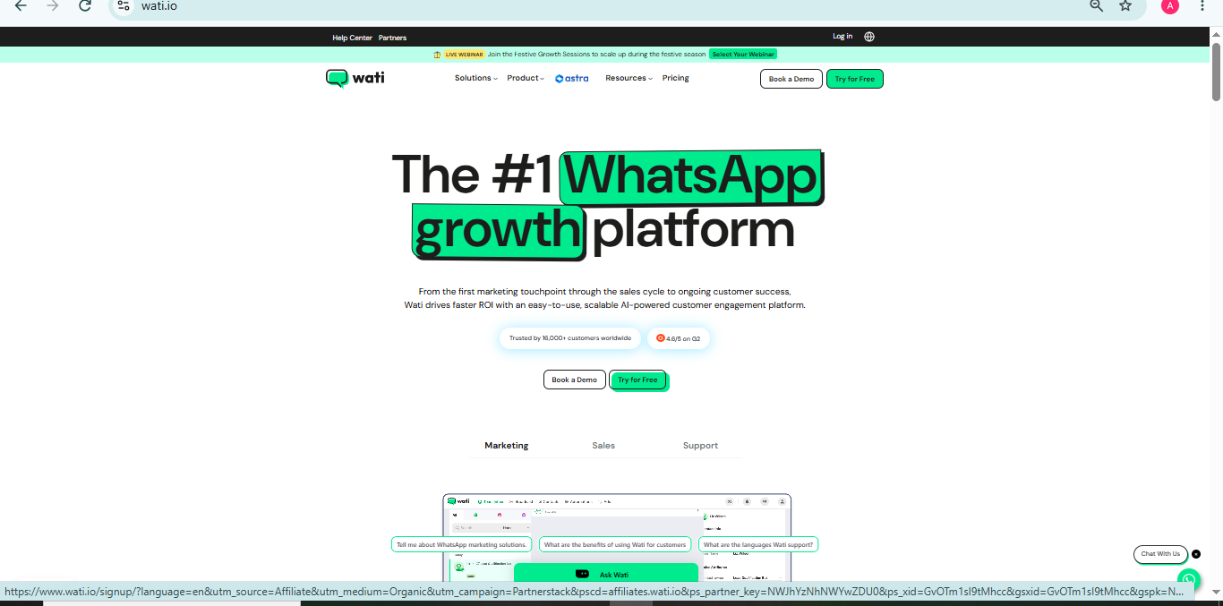 WATI Review and Pricing 2026